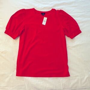 Ann Taylor Puff-Sleeve Top NWT